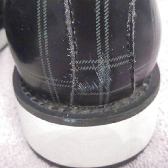 Vintage TUK Original OG Size 7 CREEPERS Perforated LEATHER Shoes PUNK Goth ROCK - Picture 11 of 12